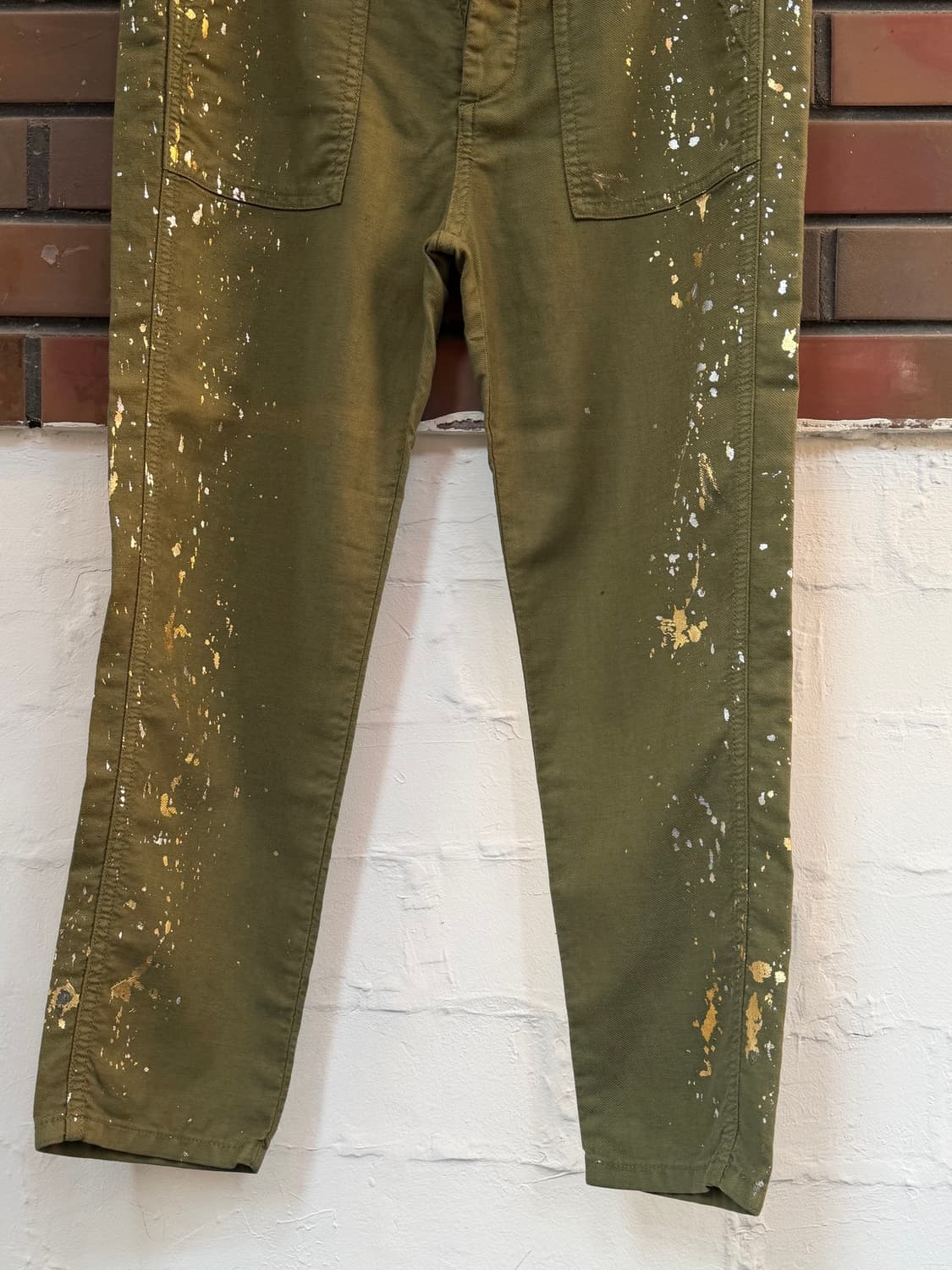 The Great 실버 골드 스플래터 퍼티그 팬츠 27 상품이미지5