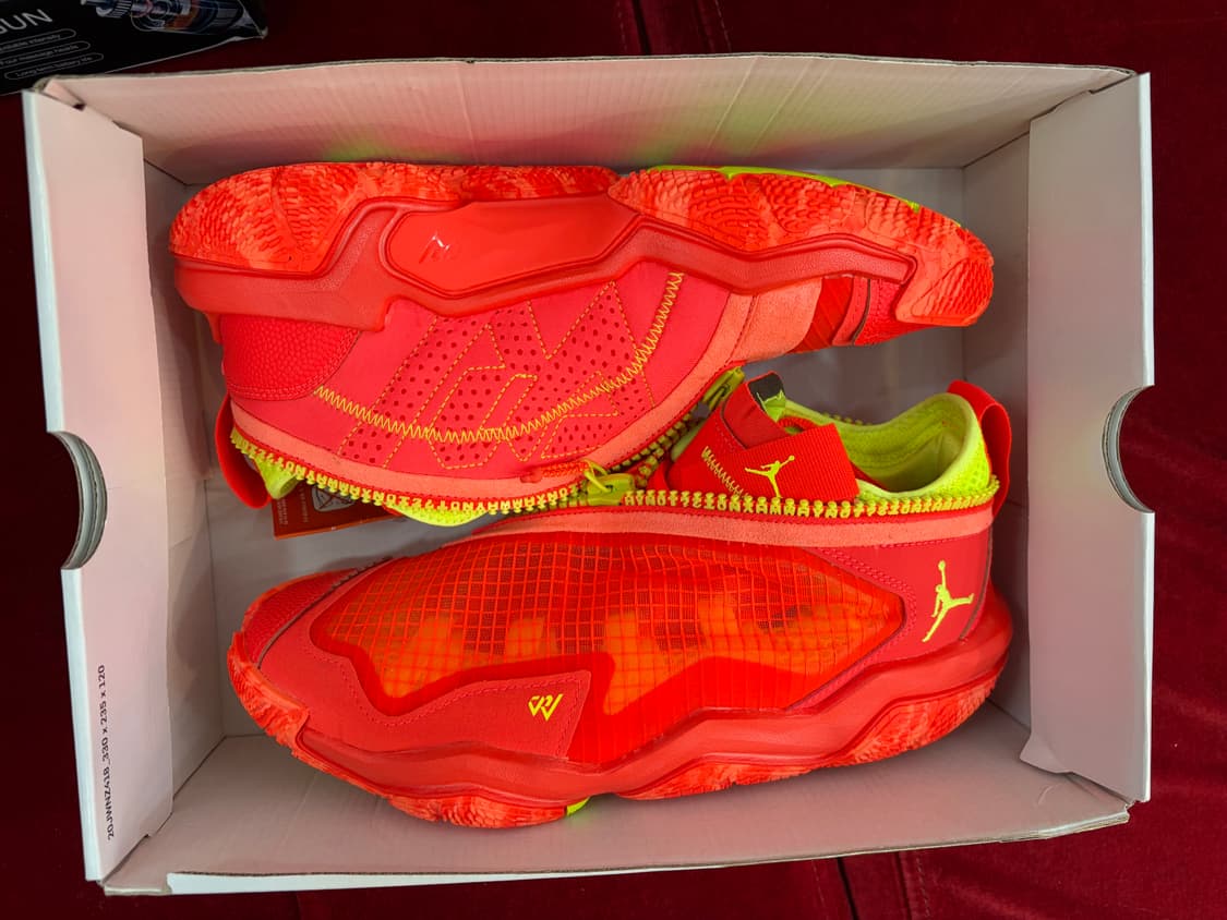 새상품 나이키 조던 와이 낫 제로 6 PF 브라이트 크림슨 블랙 상품이미지2