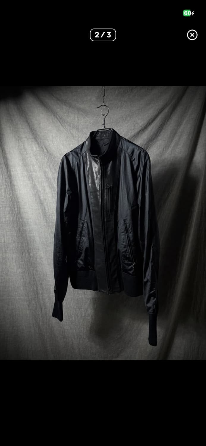 The viridi anne 하이브리드 레더 자켓 상품이미지2