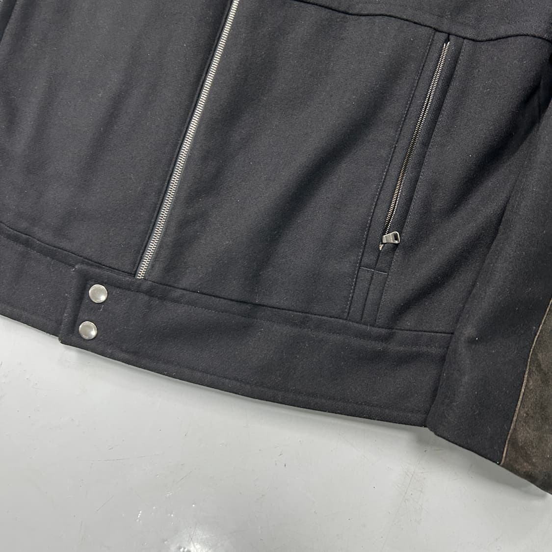 보스 스웨이드 엘보 울 클레시 자켓 상품이미지4