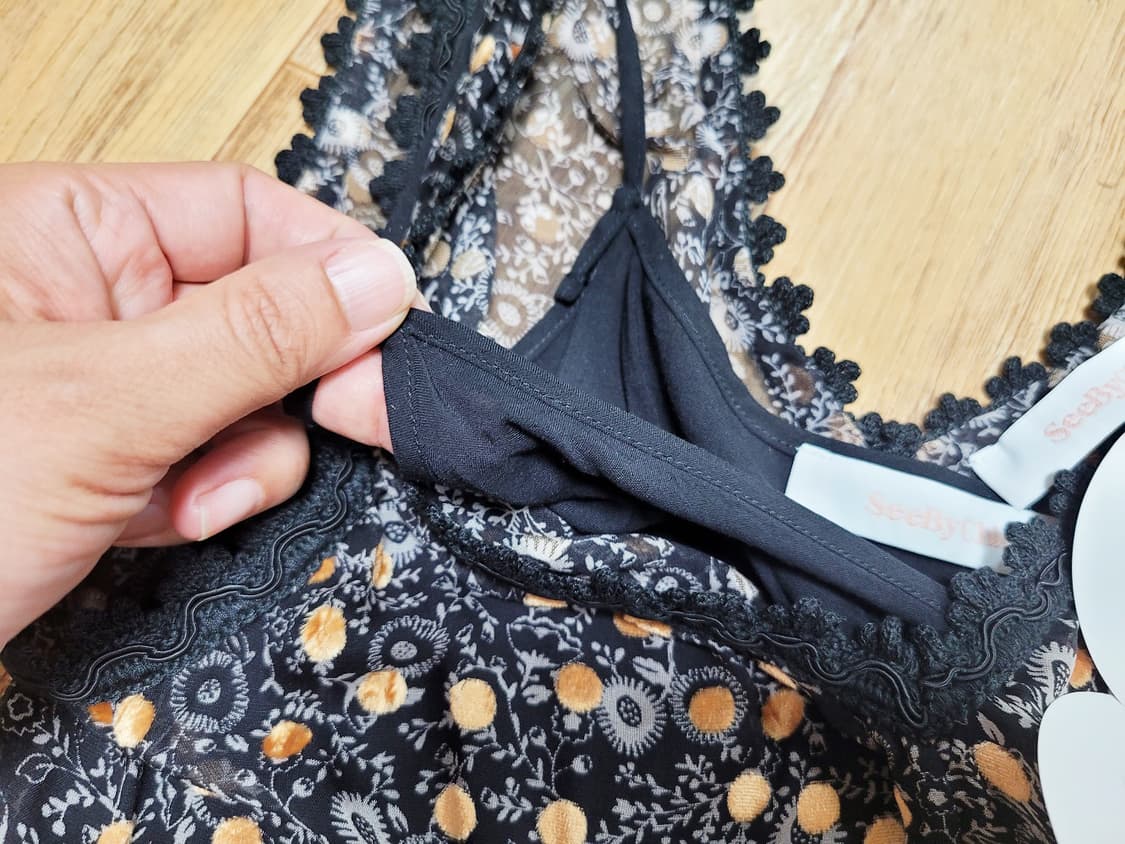 씨바이끌로에(See by Chloe) 실크원피스 55-66 새상품 상품이미지4