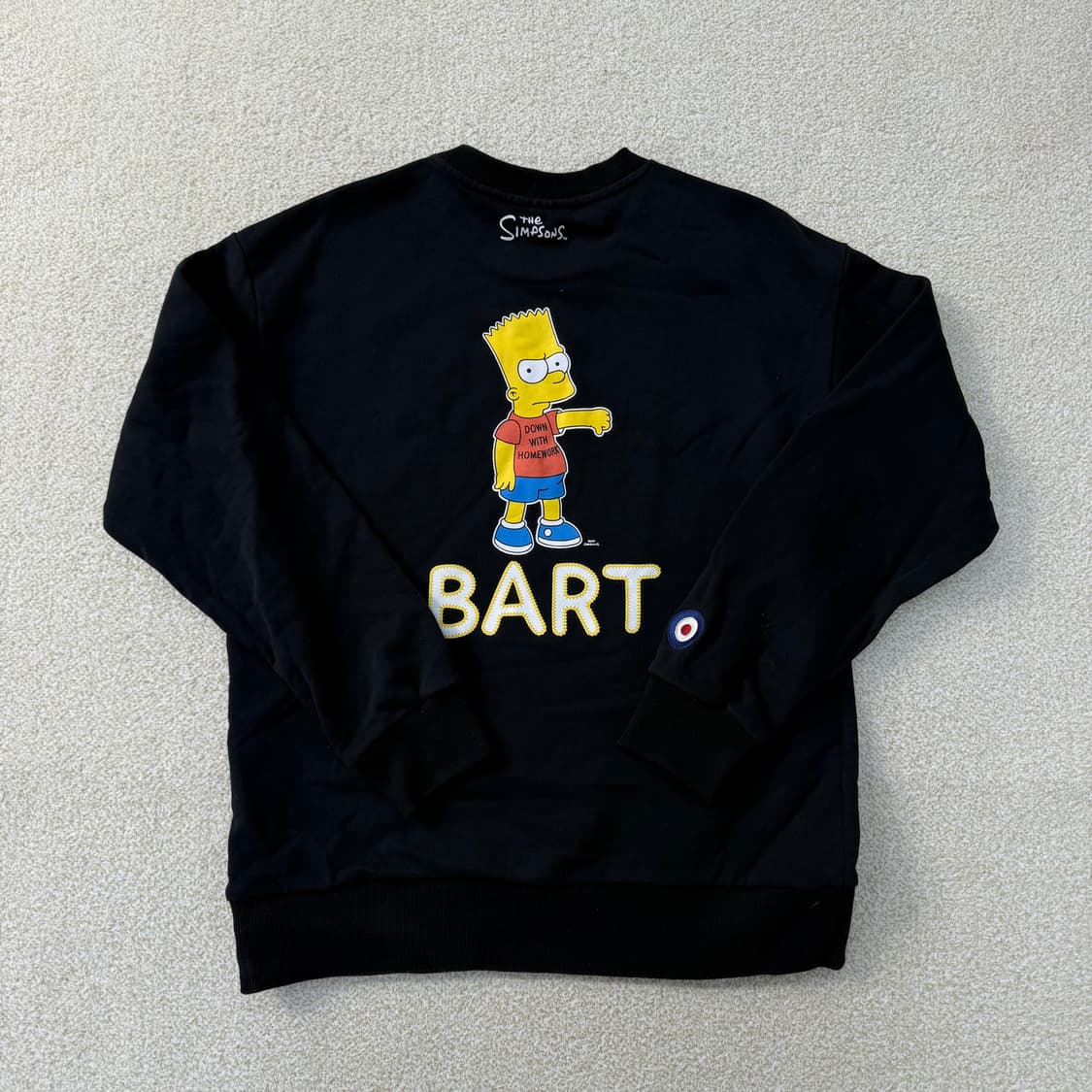 [90] 벤셔먼 심슨 바트 블랙 맨투맨 0102T1 상품이미지2