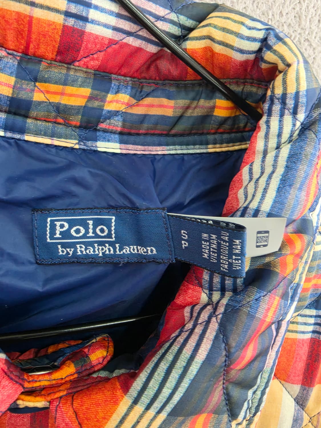 폴로 랄프로렌 퀄팅 플래드 셔츠 자켓 (SP 사이즈) 상품이미지3