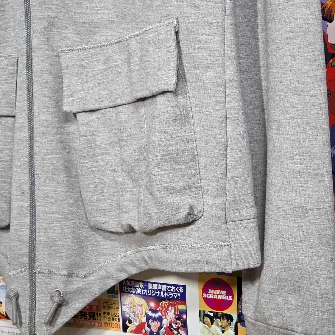 아디다스 하이넥 스타 슬림핏 코튼 집업 상품이미지5