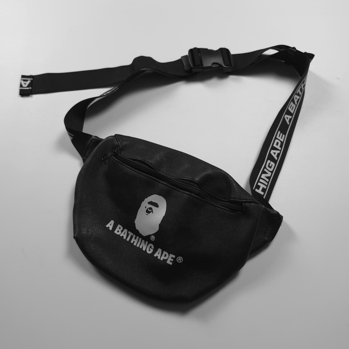 베이프 일본 잡지 부록 레더 웨이스트 백 (OS) 상품이미지1