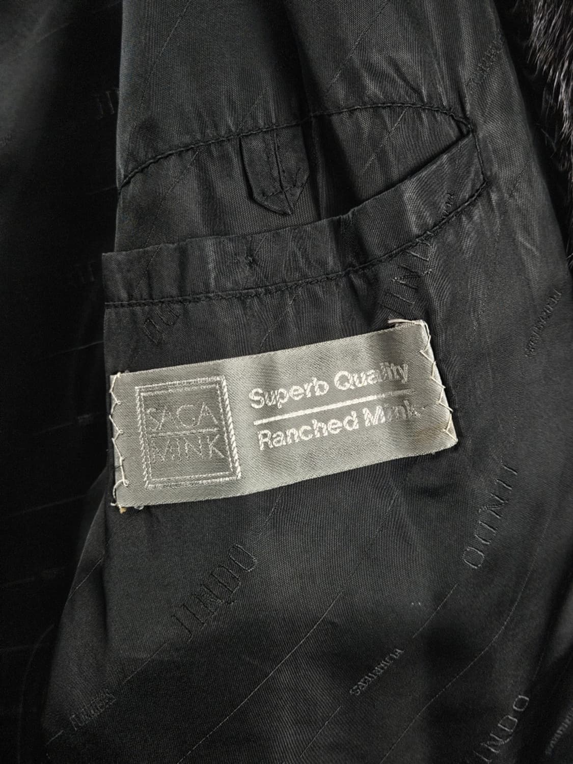 진도 모피 사가 밍크 퍼 숏 코트 자켓 ( 77 ) / 10918 상품이미지7