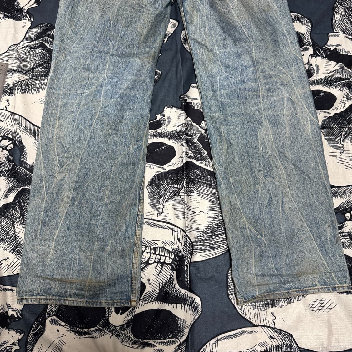 모드나인 와이드핏 데님팬츠 M사이즈 상품이미지7