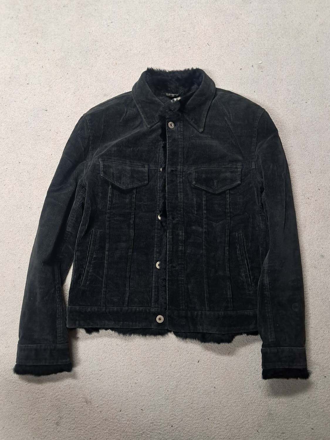 버버리블랙라벨 코듀로이 자켓 상품이미지1