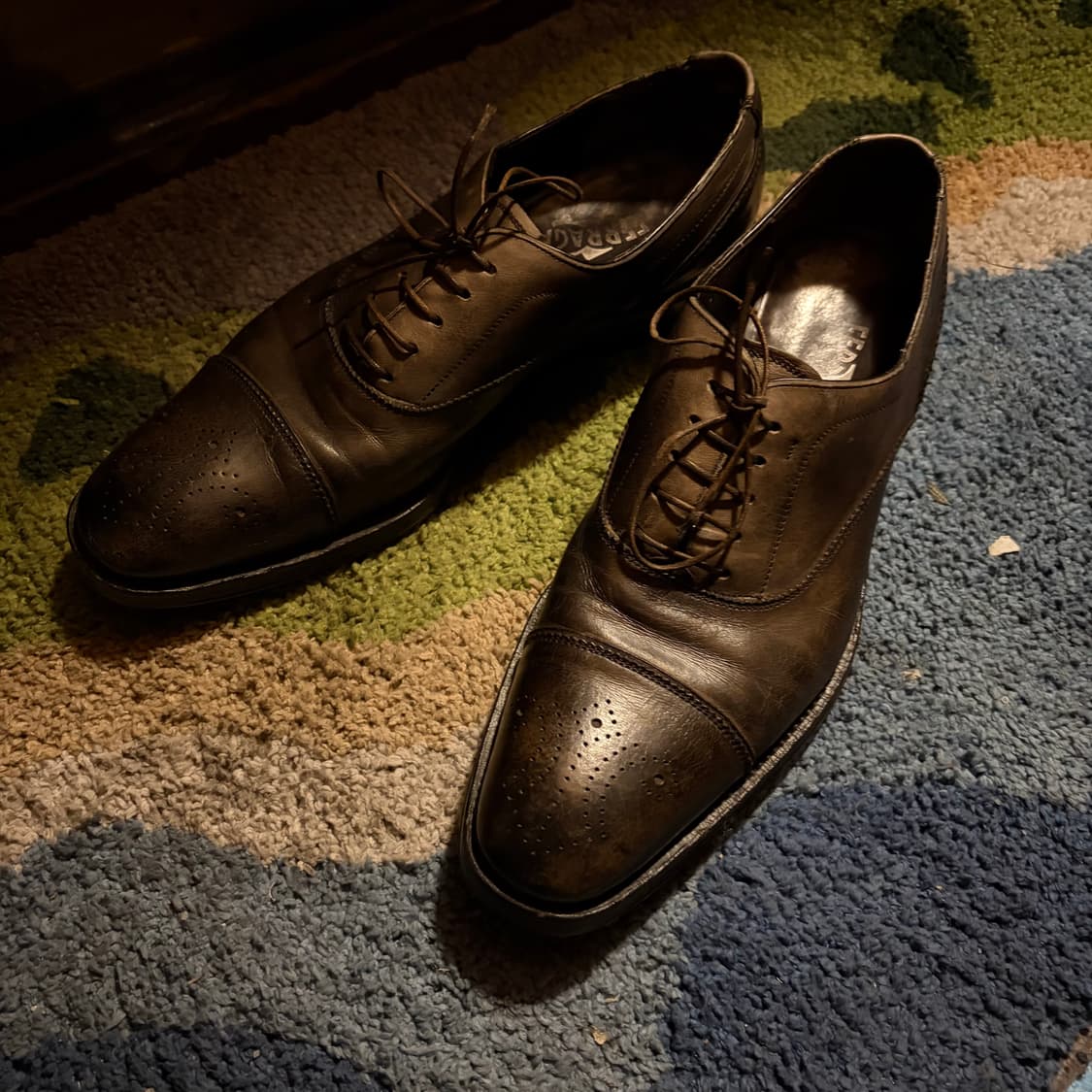 FERRAGAMO CAP-TOE BROGUE OXFORD 265 상품이미지4