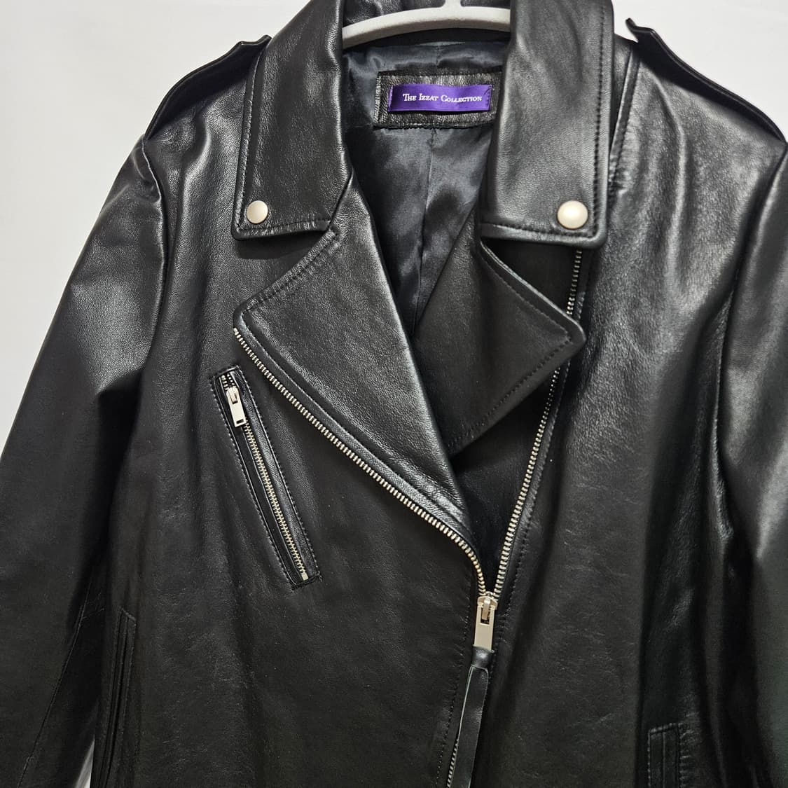 더아이잗콜렉션 램스킨 양가죽 레더자켓 44 상품이미지3