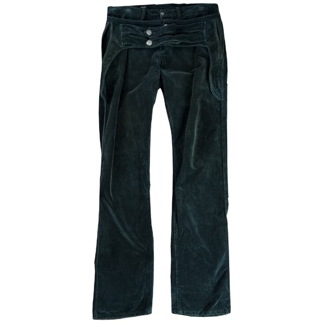 [주카] 벨티드 세미 부츠컷 코듀로이 골덴 팬츠 P01423 상품이미지2