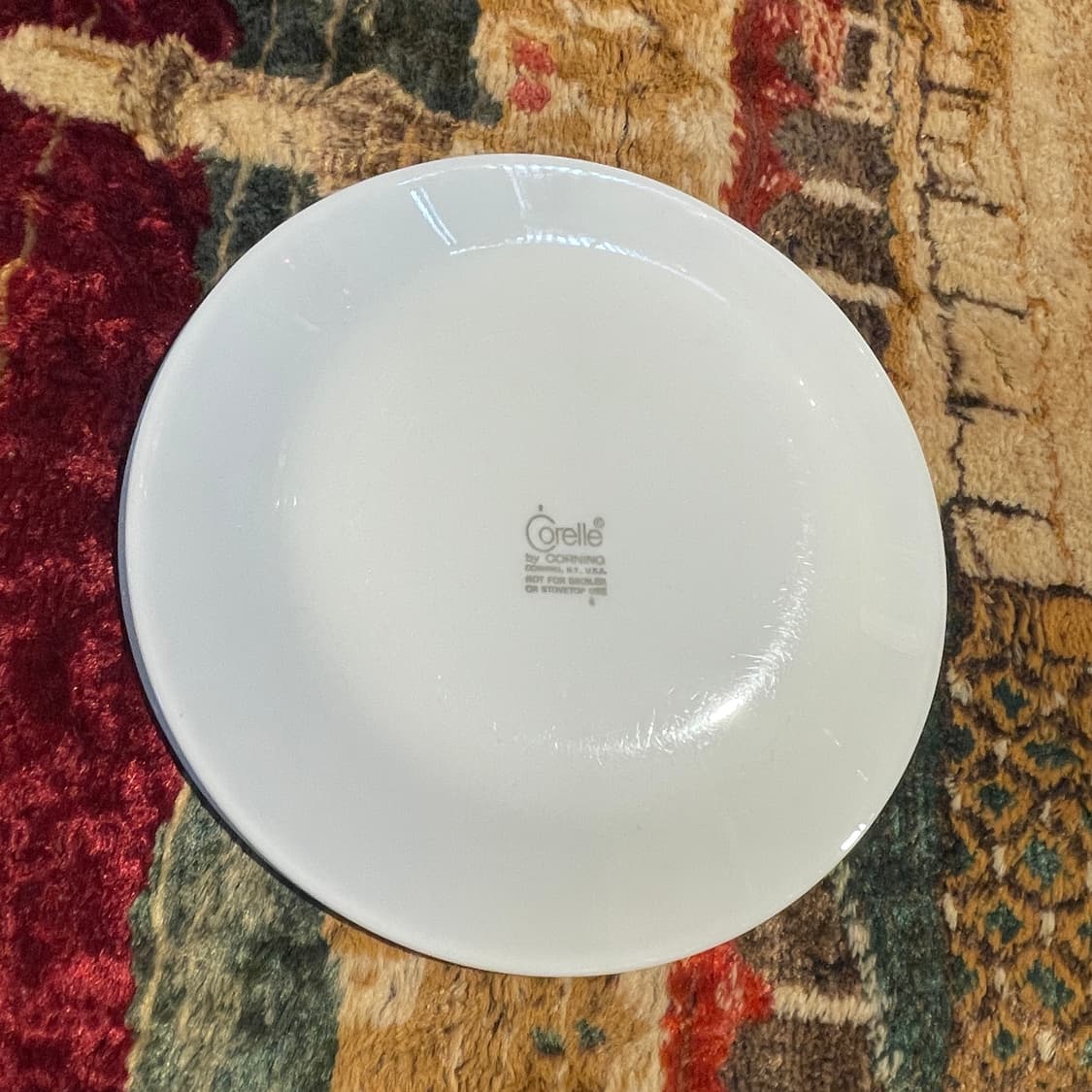 1970s 빈티지 코렐 플로럴 프린트 플레이트 (대) 상품이미지5