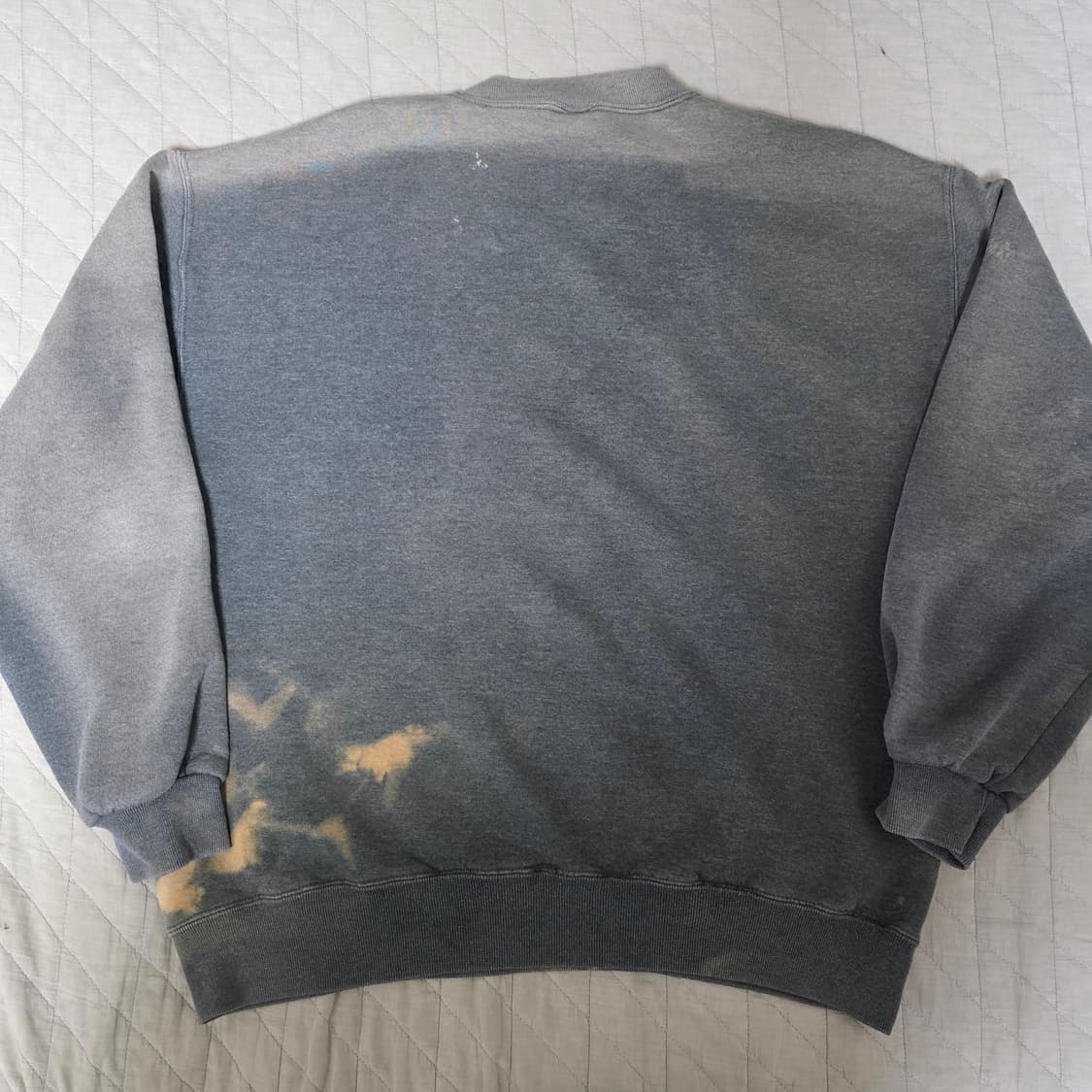 [XL] 90s 러셀 애슬레틱 다크그레이 페이드 트래쉬드 맨투맨 스웻 상품이미지5