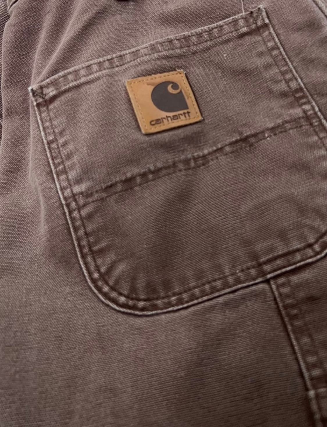 Carhartt 칼하트 브라운 덕 캔버스 워크팬츠 상품이미지2