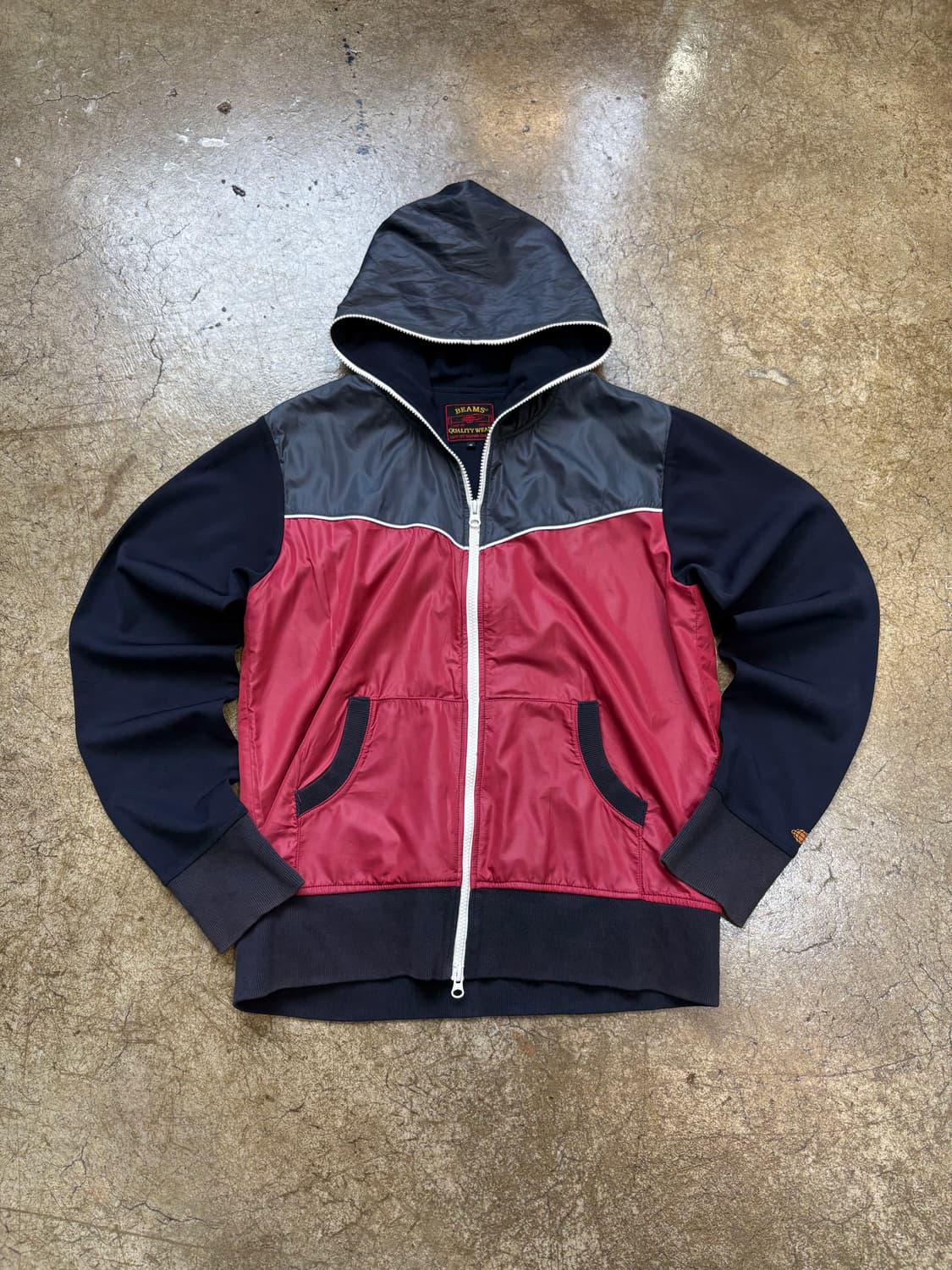 빔즈 BEAMS 풀 집업 후드 자켓 상품이미지2