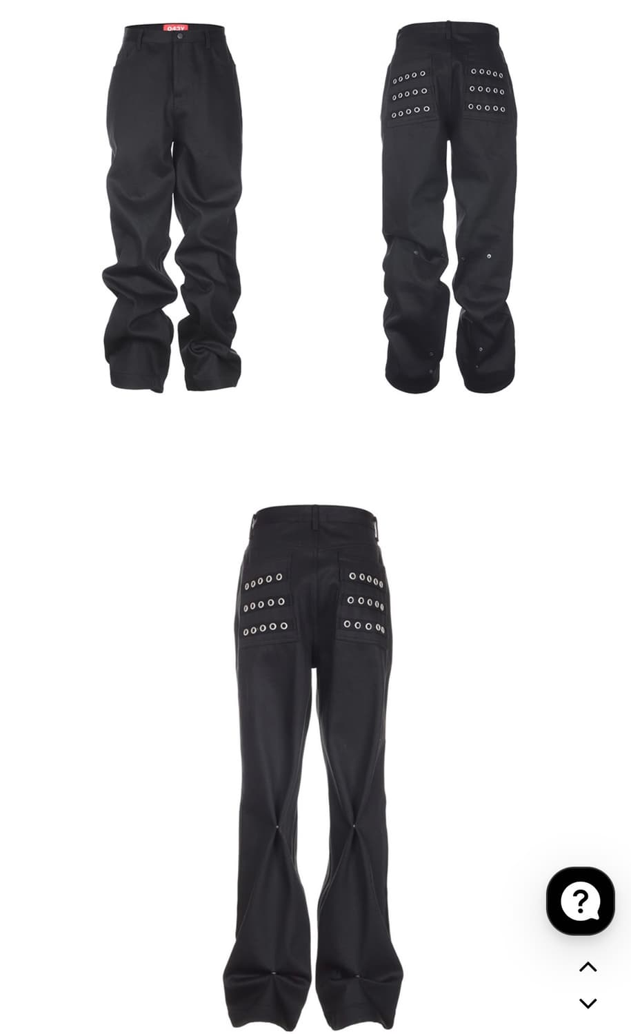 비엑세스 아일릿 버튼 블랙진 0사이즈 상품이미지2