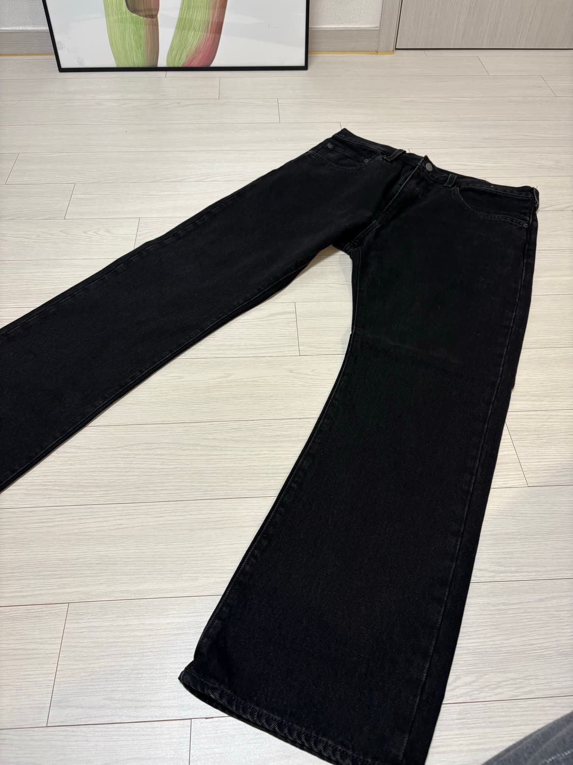 리바이스 517 흑청 새상품 34x30 (실사이즈 32인치) 상품이미지3