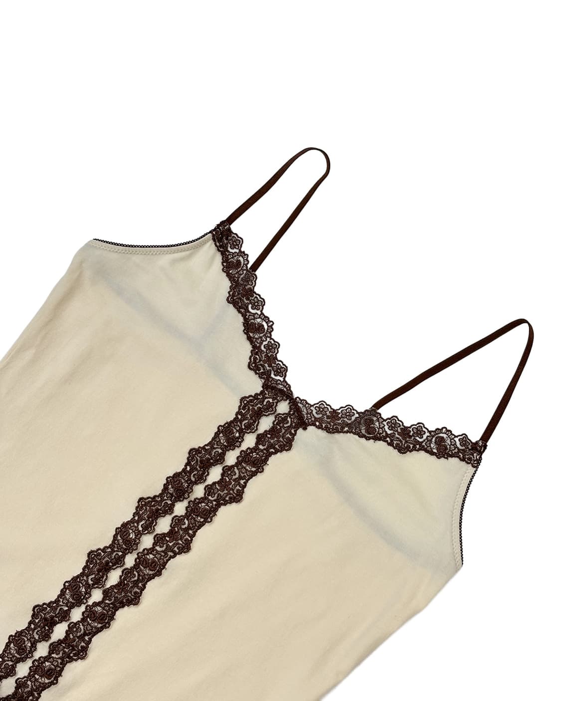 UNIQLO butter chocolate lace sleeveless 상품이미지3