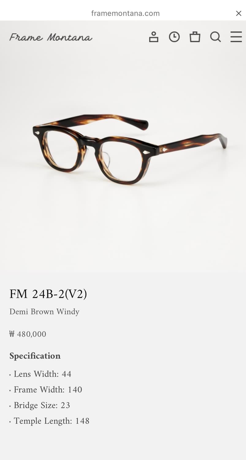 프레임몬타나 fm24 톨토이즈 44 상품이미지1