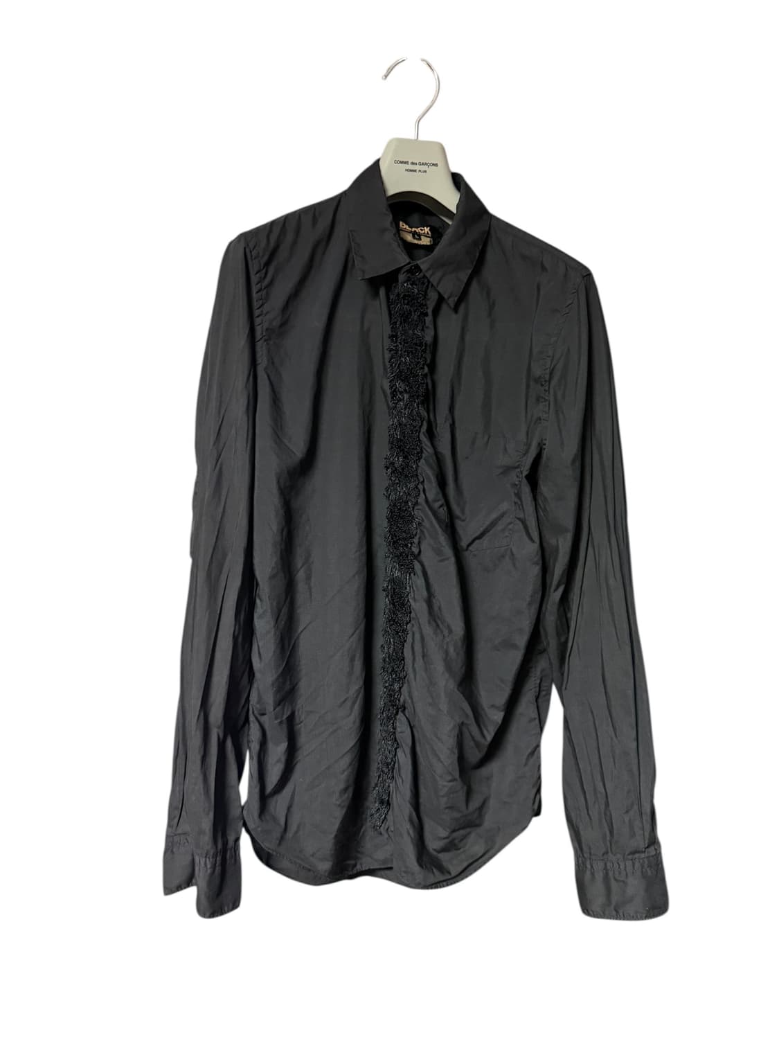 꼼데가르송 블랙 프릴 디테일 셔츠 상품이미지1