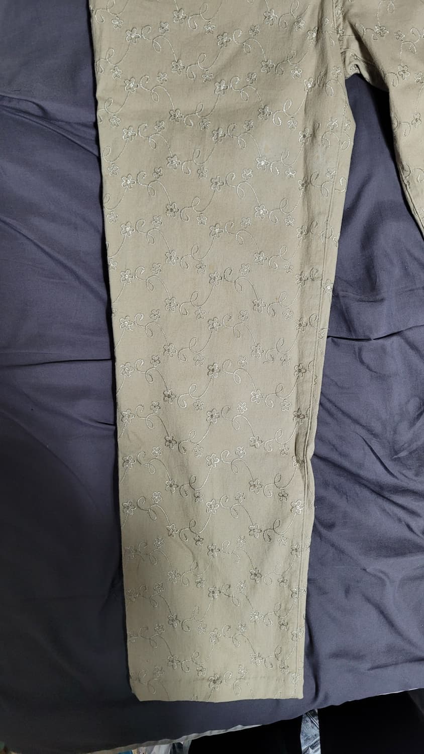 베르사체 진 쿠뛰르 플라워 패턴 스판팬츠 상품이미지4