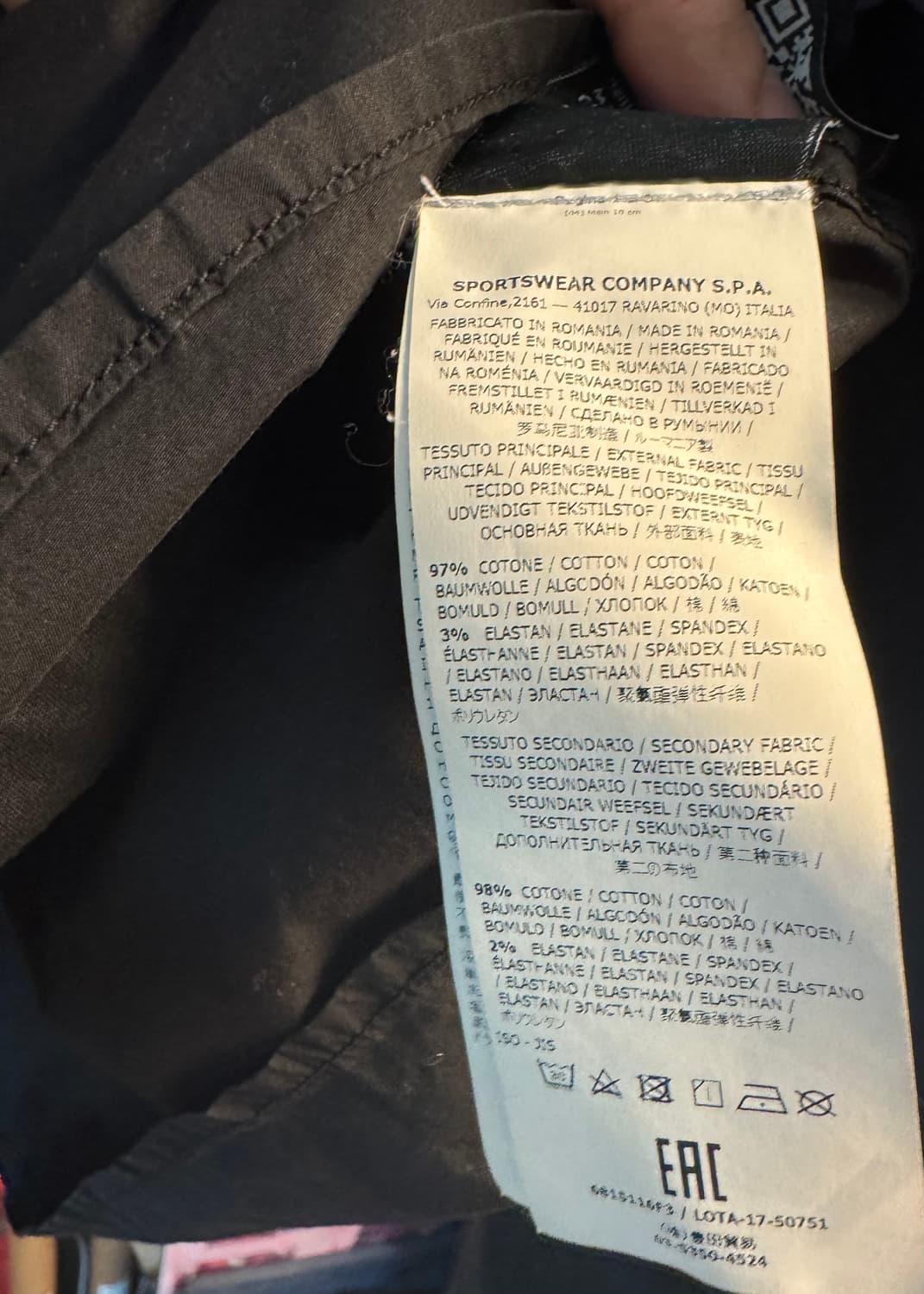 스톤아일랜드 고스트피스 오버셔츠 블랙 XXL 상품이미지8