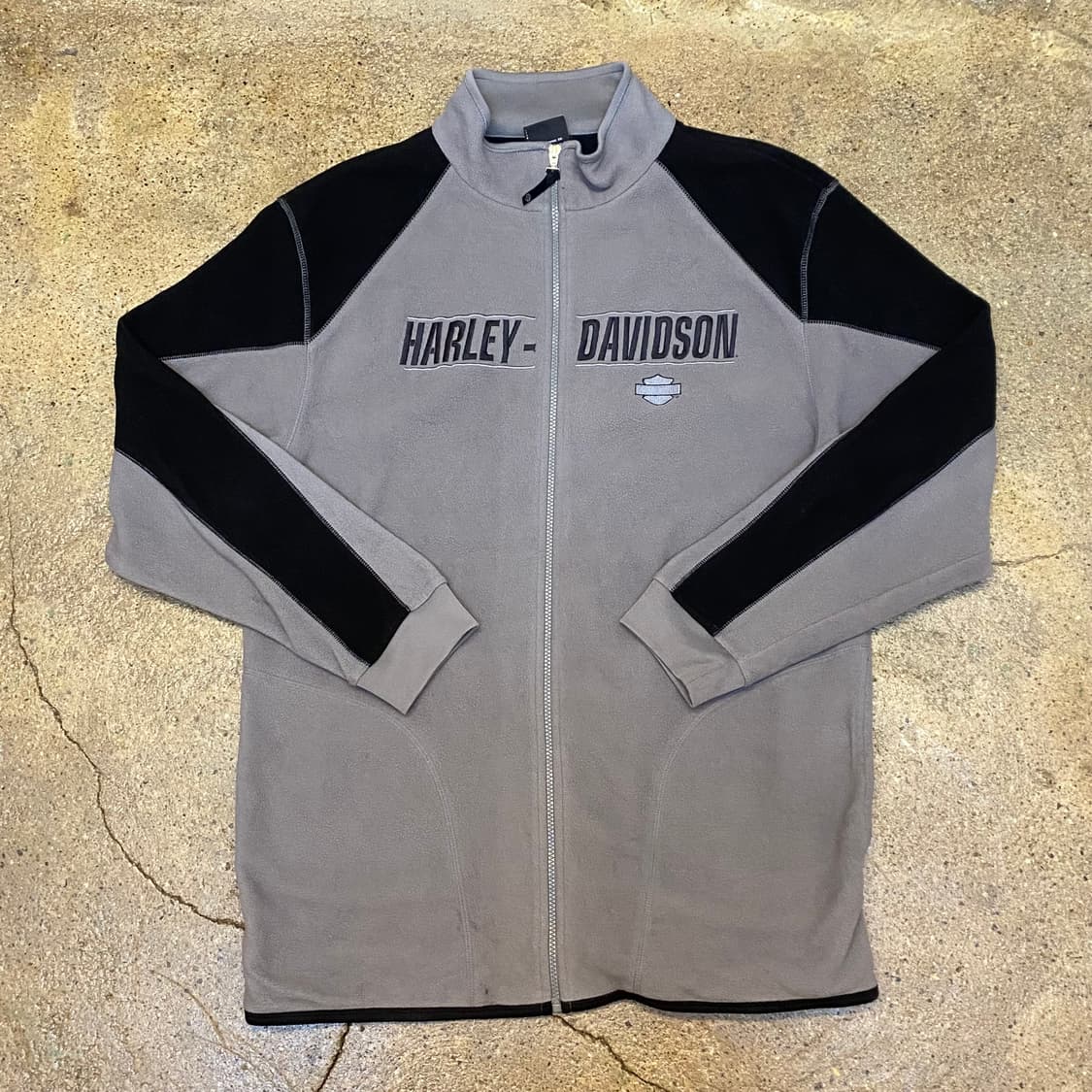 미국 빈티지 할리 데이비슨 플리스 집업 후리스 상품이미지2
