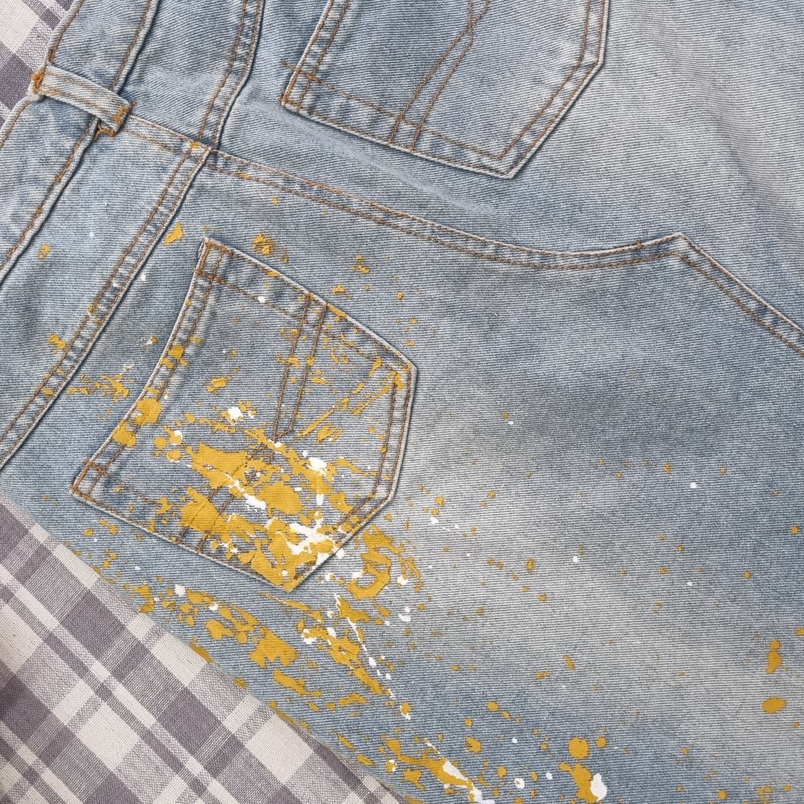 indio 빈티지 페인팅 데님 스커트 1784 상품이미지7