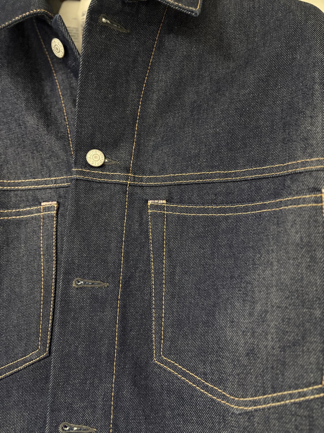 아크네 스튜디오 데님재킷 박시핏  스몰사이즈(105사이즈) 상품이미지3