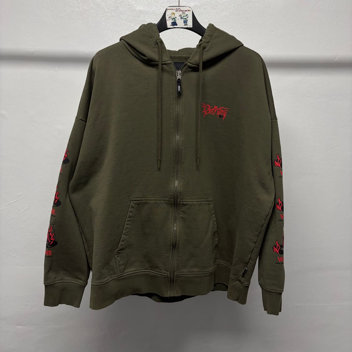 반스 파이어레코드 후드집업 상품이미지2