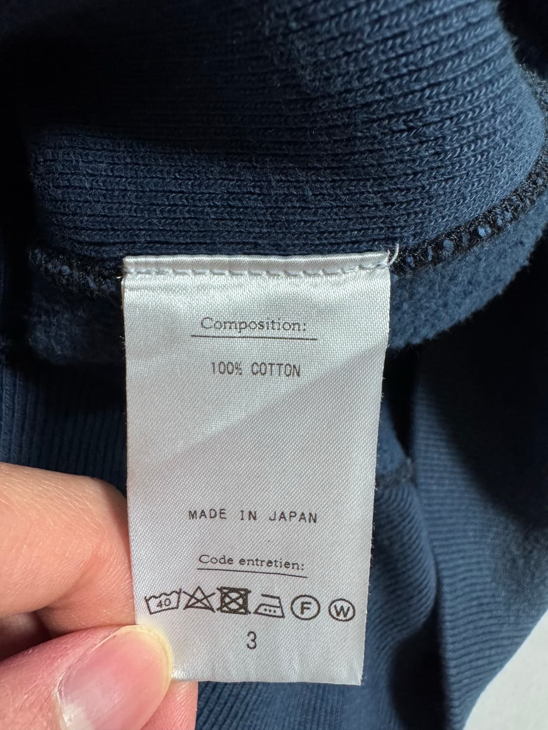 [3] 아프레쎄 하프집업 네이비 상품이미지4