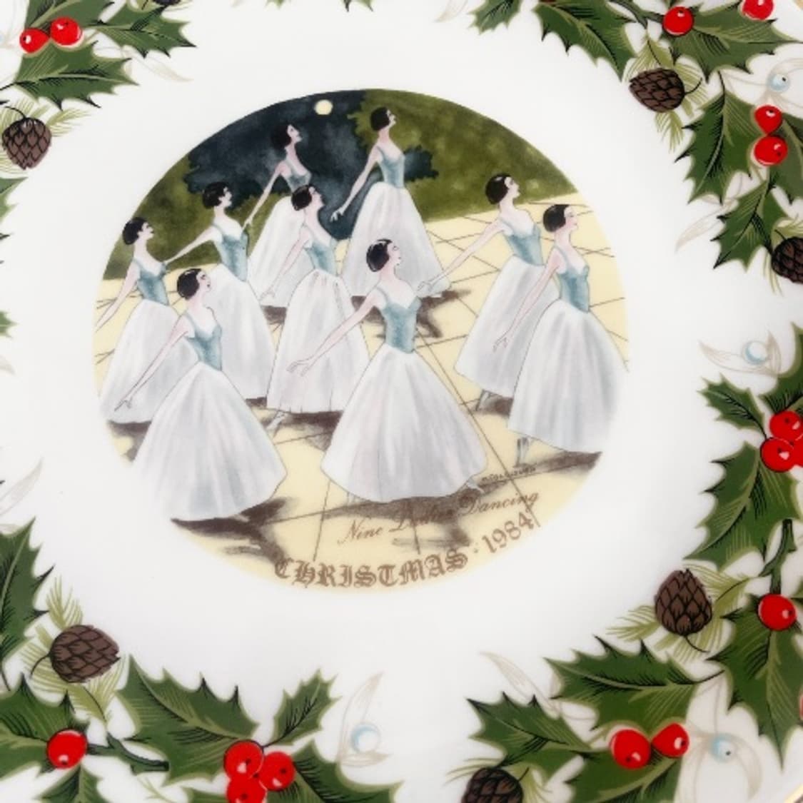 로얄 그라프톤 미사용 크리스마스 접시 상품이미지2