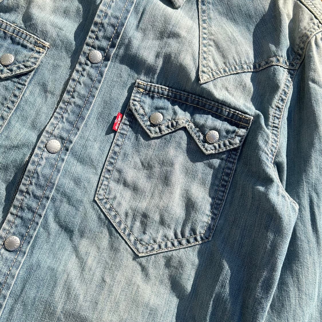 리바이스(LEVIS) 데님 웨스턴 셔츠 상품이미지4
