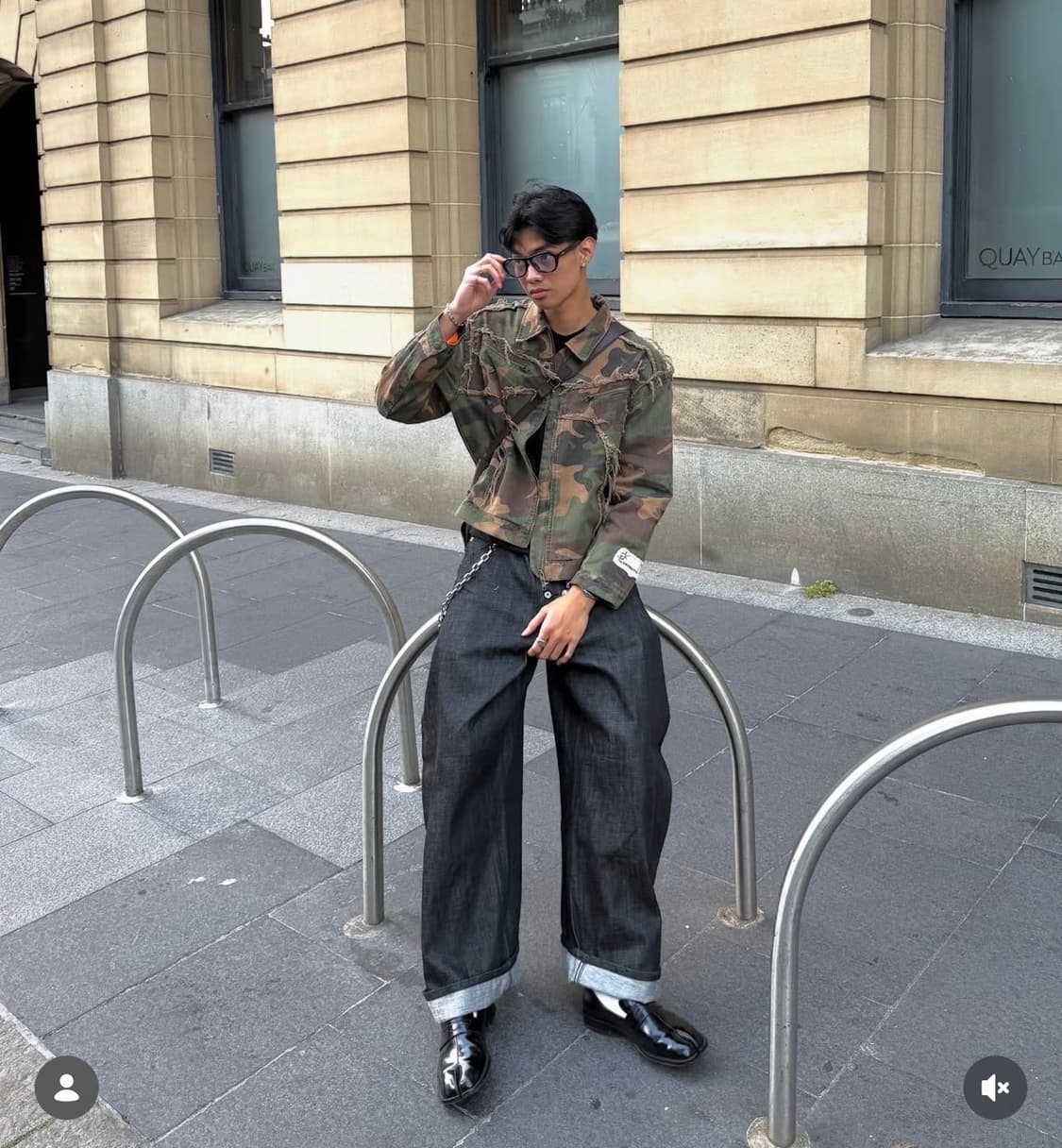 [새제품/M] EMO BROTHER 카모플라쥬 워크 자켓 상품이미지4