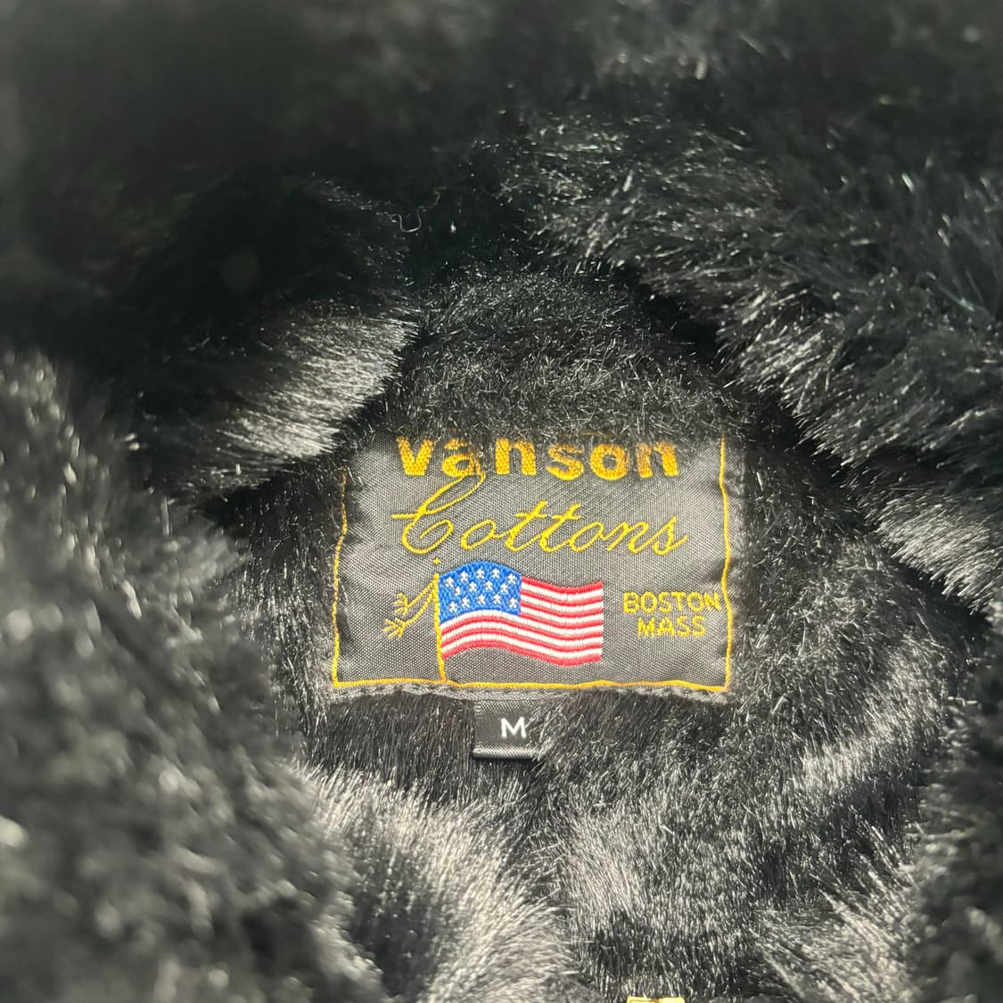 밴슨 레더 윙 로고 코위찬 자켓 M 상품이미지7