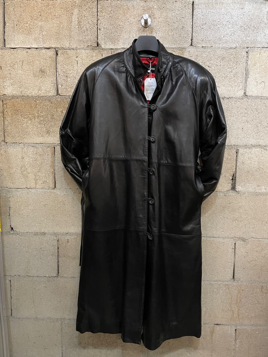 빈티지 양가죽 레더 코트 상품이미지1