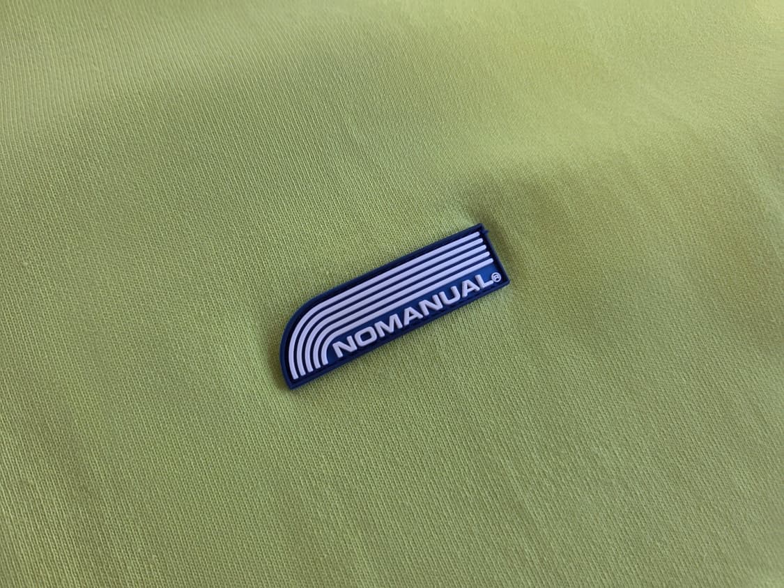 노매뉴얼 반팔티 네온 그린 L 상품이미지4