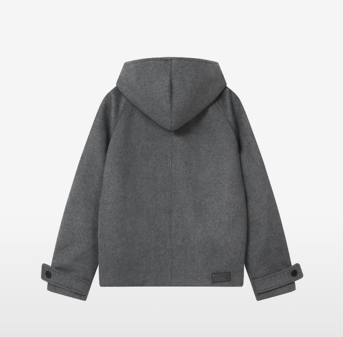 미세키서울 후드 더블 버튼 코트 상품이미지3