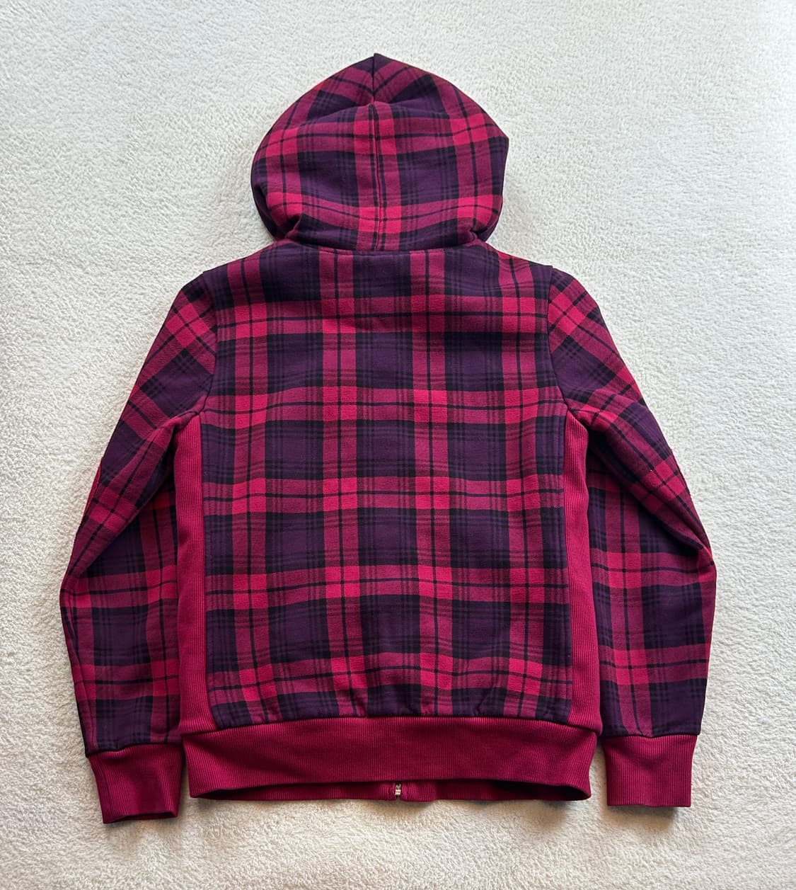 리코스테 체크 후드집업 상품이미지2