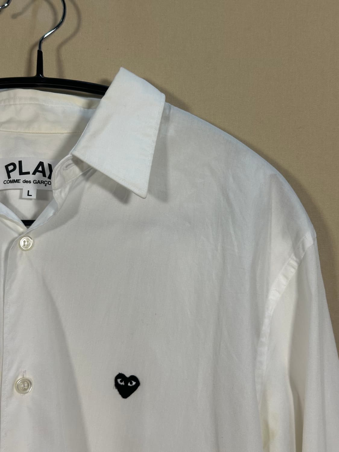 꼼데가르송 스몰로고 셔츠 처분  상품이미지3