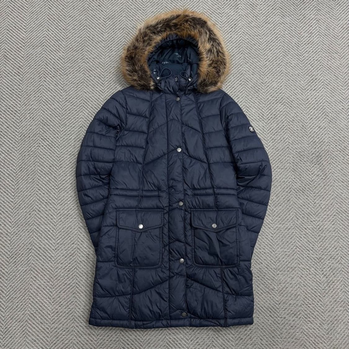 바버 폭스퍼후드 롱패딩 v1551 상품이미지1