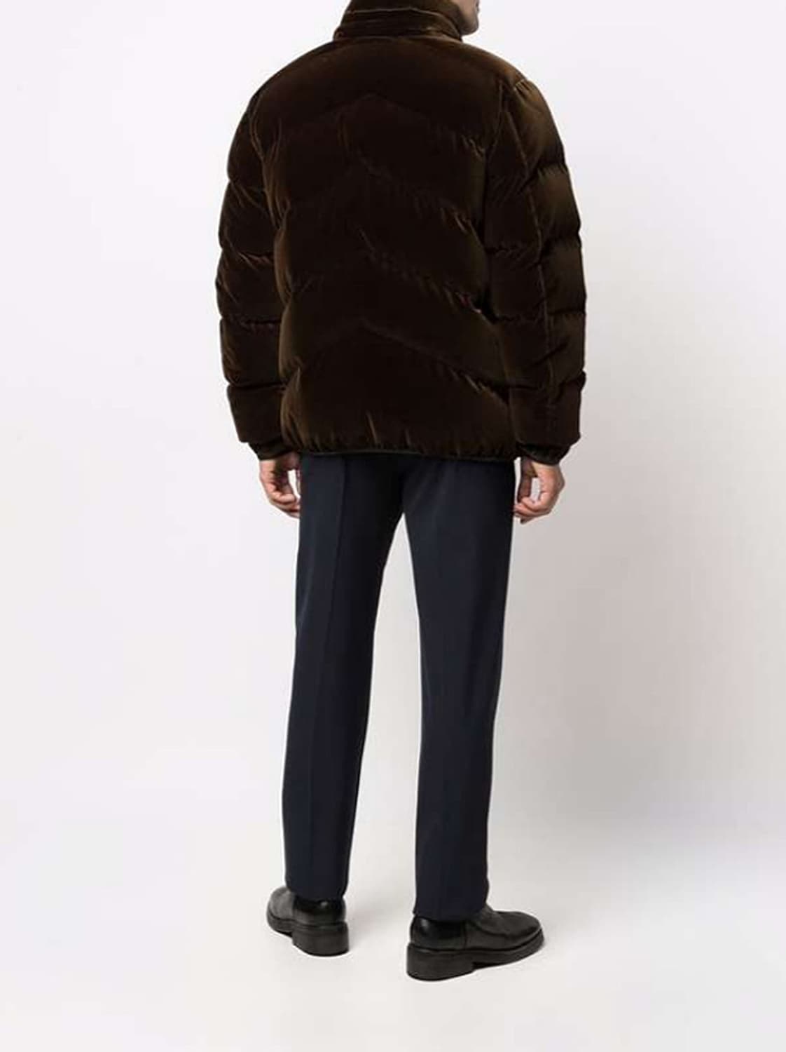 톰포드 레더 트리밍 벨벳 구스 다운 자켓 상품이미지2