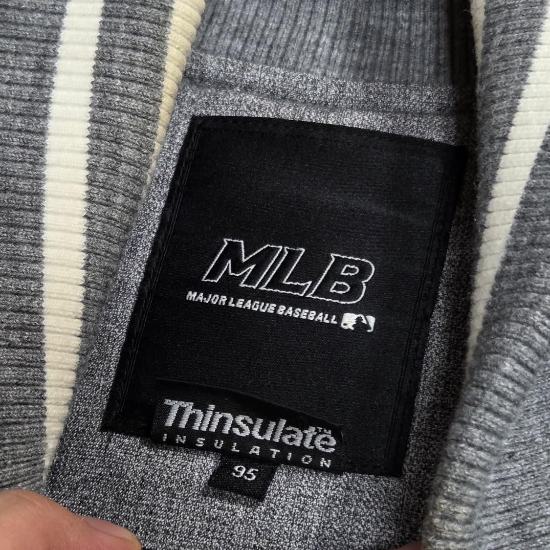 MLB NY 그레이 패딩 베스트 상품이미지7