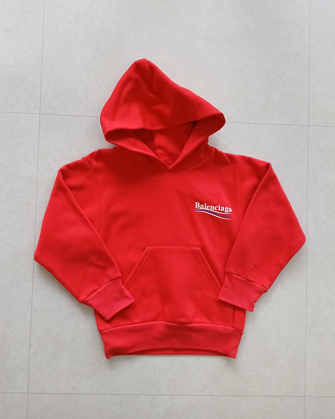 발렌시아가 키즈 웨이브 로고 후드 상품이미지1