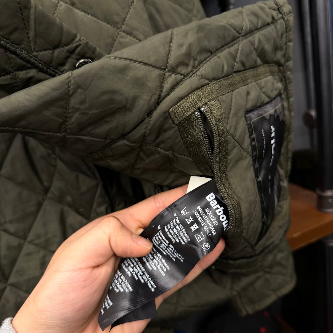 바버 헤리티지 리데스데일 퀼팅 자켓 인터네셔널 상품이미지6