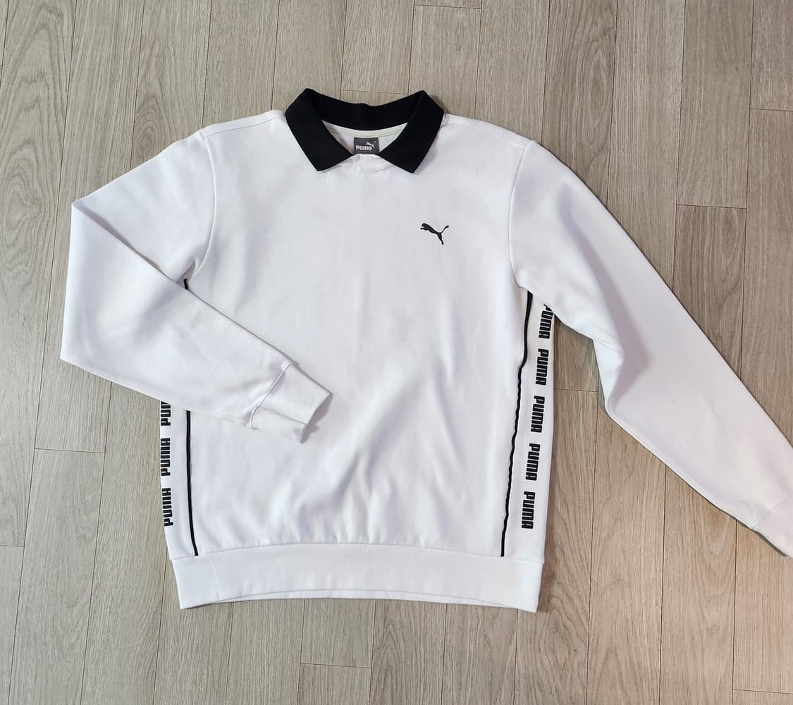 퓨마 카라 맨투맨●A+급상태 
●표기사이즈 M(90~100가능) 상품이미지1