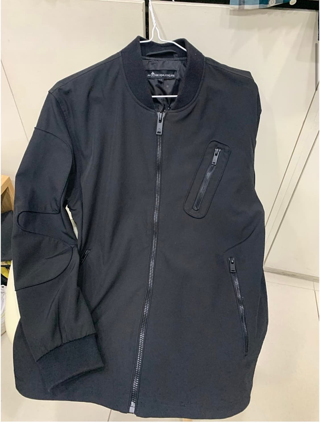 18SS MK 8192 MSJ 무스너클 블랙 봄버 자켓 상품이미지5