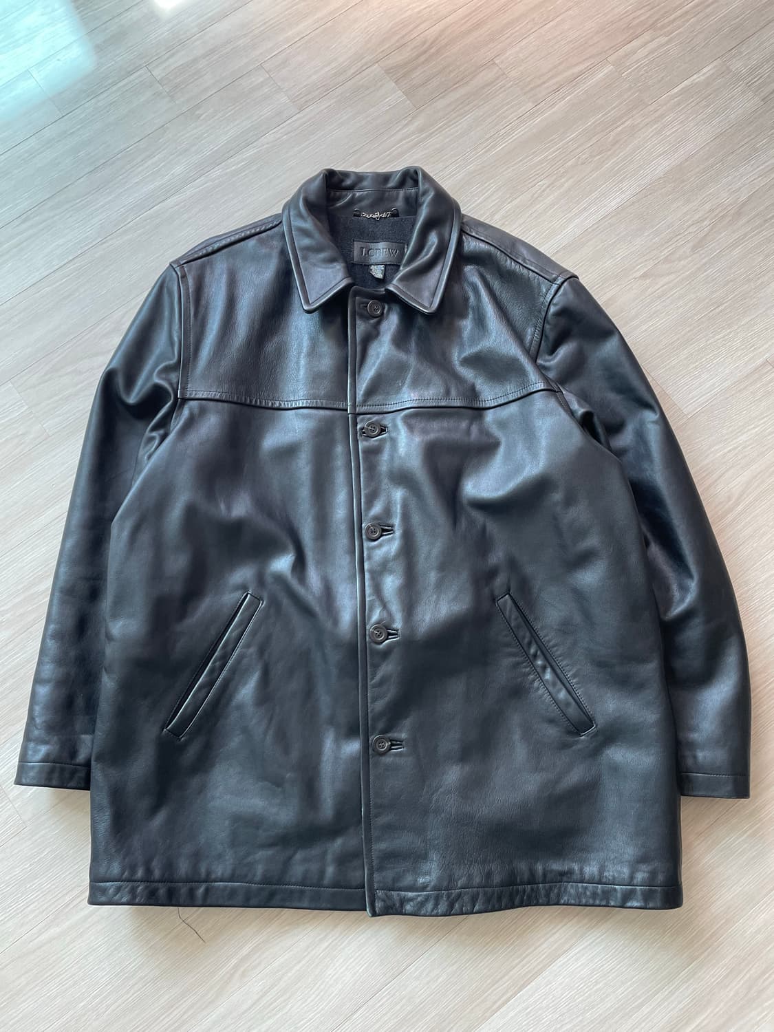 빈티지 제이크루 레더 카코트 상품이미지1