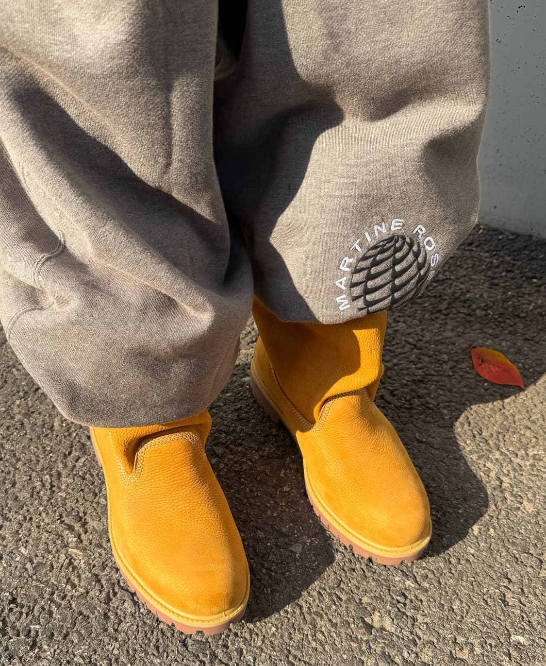 [XXL] 나이키X마틴로즈 플리스 팬츠 차콜헤더 상품이미지3