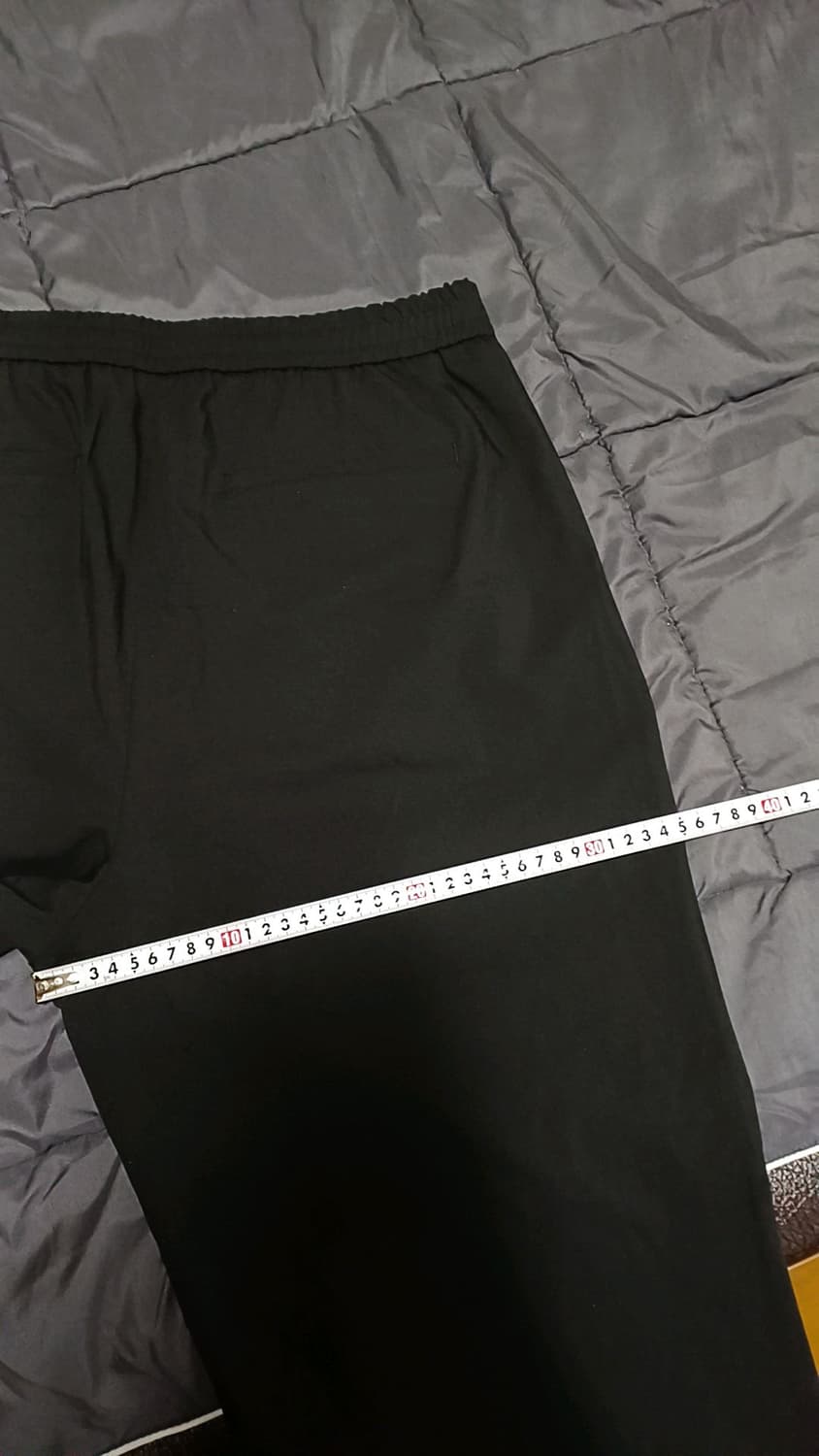 무신사 미사용 밴딩얇은슬랙스 34인치 기장106 상품이미지7